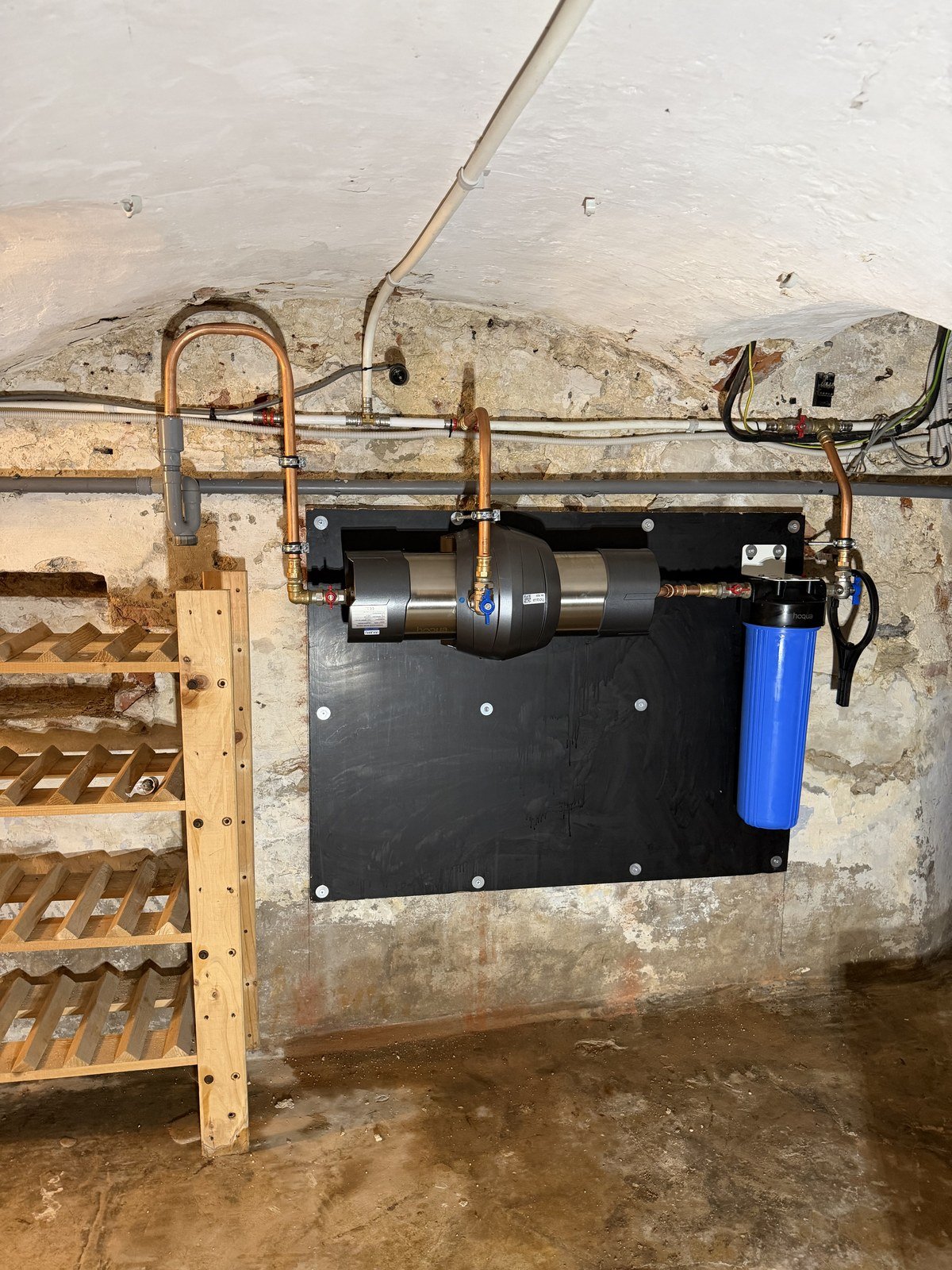 Chantier filtration d'eau Midavaine Chauffage